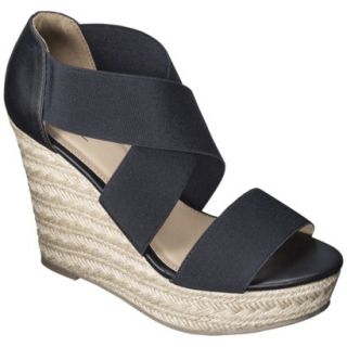 Womens Mossimo Theresa Wedge Sandal   Black 6