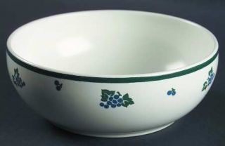 Nancy Calhoun Fancy Fruit Coupe Soup Bowl, Fine China Dinnerware   Stoneware, St