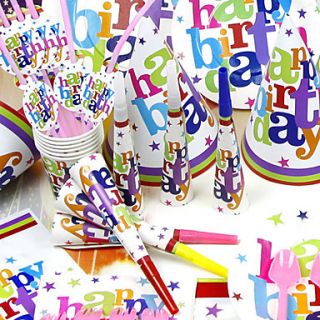 Hilarity Time Birthday Party Supplies   Set of 84 Pieces