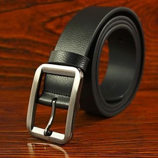 Mens Casual Genuine Leather Pin Buckle Belt 4 Colors