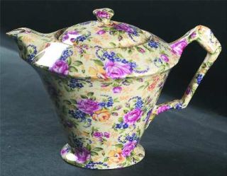 James Kent (England) Ruth Kent (New,Granville Shape) Round Diamond Teapot & Lid,