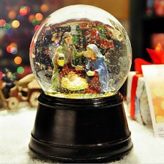 Christmas Crystal Ball Music Box Play Jingle Bell