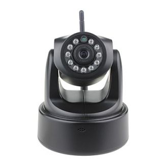 H.264 P2P 1.0MP 720P Surveillance HD Wireless IP Camera ,Wi Fi ,SD,IR Cut,11 LED,RJ45,Onvif  Black