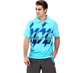 Mens New Balance Geospeed Polo MTT4162   Techtonic Blue Polo Shirts