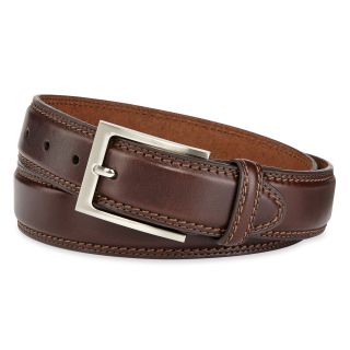 Stafford Leather Belt, Black, Mens