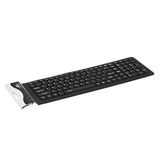 107 USB Wired Silicone Waterproof Portable Keyboard (Assorted Colors)