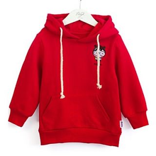 Girls Cartoon Casual Fleece Hoodies