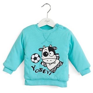 Childrens Lovely Cartoon Fleece Casual Sweatshirt