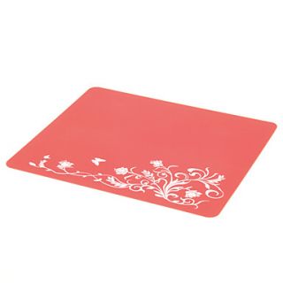 Flower Pattern Mouse Pad for Optical Mouse (Assorted Colors)