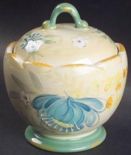 Pfaltzgraff Vintage Floral Sugar Bowl & Lid, Fine China Dinnerware   Handpainted