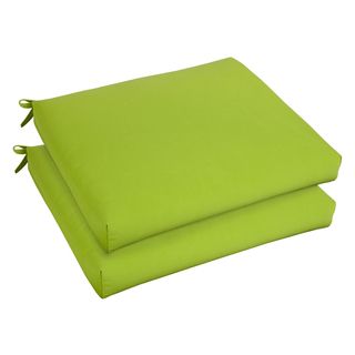 Bristol 19 inch Indoor/ Outdoor Macaw Green Chair Cushion Set With Sunbrella Fabric