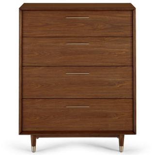 Granada 4 Drawer Chest, Walnut