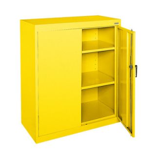 Sandusky Classic Series 36 Counter Height Cabinet CA21362442 Color Yellow