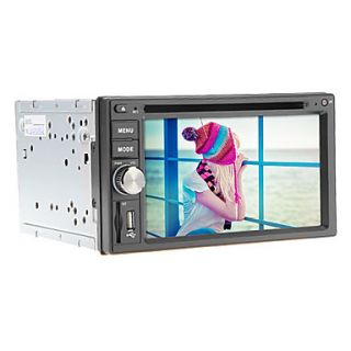 6.2Inch 2 Din Universal Car DVD Player with GPS,IPOD,RDS,BT,Touch Screen,TV