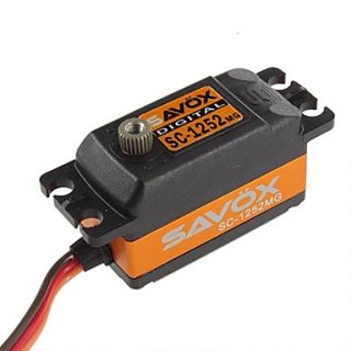 Savox 1252MG 0.07S 7KG Digital Metal Short Steering Gear Servo
