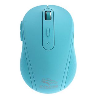 USB Wireless 2.4G Silent Operates Optical Mouse (Assorted Colors)