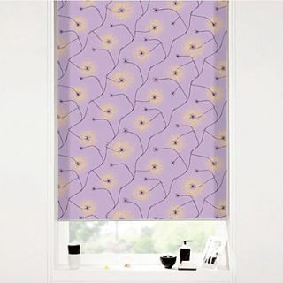 Warm Abstract Firefly Print Sheer Shade