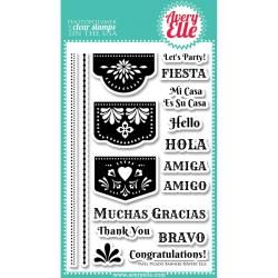 Avery Elle Clear Stamp Set 4 X6  Papel Picado Banners
