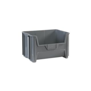 Shoplet select Gray Giant Stackable Bins