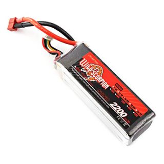 Wild Scorpion 14.8V 4S 2200mAh 30C Li Po Battery(T Plug)