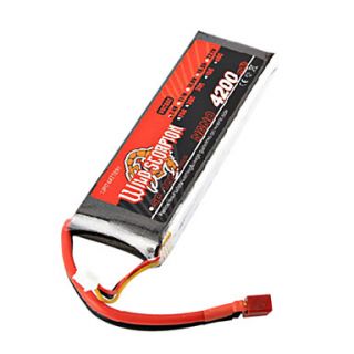 Wild Scorpion 7.4V 2S 4200mAh 35C Li Po Battery(T Plug)