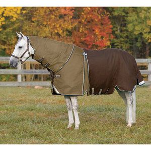 Rambo Optimo Turnout Blanket Blk/pewter W/orn/blk 66