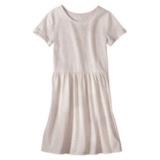 Mossimo Supply Co. Juniors Short Sleeve Fit & Flare Dress   Ivory XL(15 17)