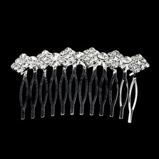 Alloy Womens Wedding/Party Hair Combs With Rhinestone
