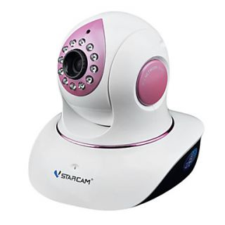 VSTARCAM T7838WIP B 1.0MP HD Surveillance Wireless IP Camera/ Baby Monitor w/ Wi Fi /TF Slot/ 12 IR LED