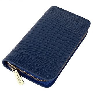 MenS Leather Around Wallet Card Coin Purses
