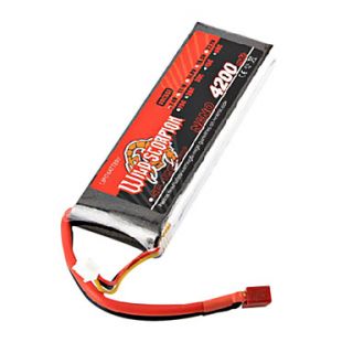 Wild Scorpion 18.5V 5S 4200mAh 45C Li Po Battery(T Plug)