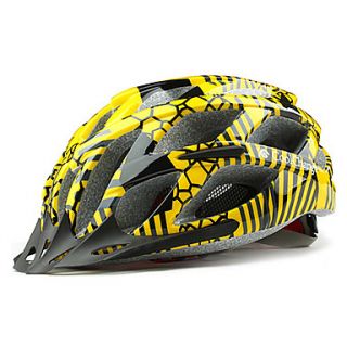 CoolChange 27 Vents Yellow EPS Integrally molded Cycling Helmet