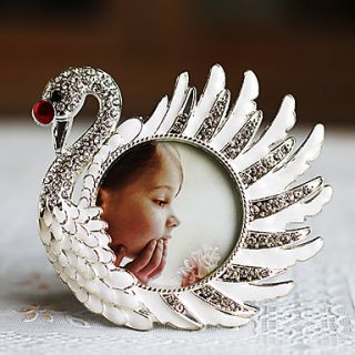 Modern Style Lovely Swan Shape Metal Picture Frame