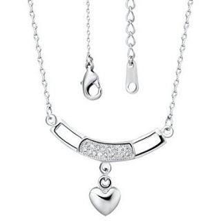 Graceful Europe Style Womens Slivery Alloy Necklace(1 Pc)(Gold,Silver)