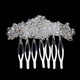 Beautiful Rhinestone And Crystal Wedding Bridal Hair Comb