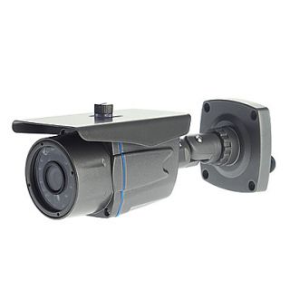 Waterproof 1/4 CMOS 800TVL 24LED Outdoor CCTV Security Video Camera with Bracket