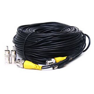 150 Feet Video Power Security Camera Cable for CCTV Surveillance DVR System