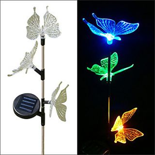 Solar Power Color Changing Garden Light Butterfly Lamp(CSS 57287)