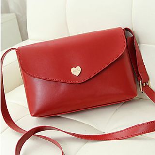 POLO Womens Simple Mini Shoulder Messenger Bag(Red)