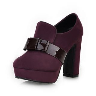 Leatherette Womens Chunky Heel Platform Pumps/Heels Shoes(More Colors)