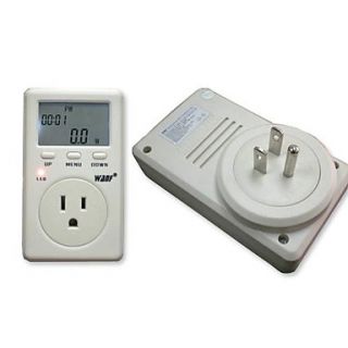 US Plug Single Phase Power Watt Volt Amp Energy Meter Analyzer with Power Factor