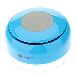 Waterproof Handsfree Bluetooth Mini Speaker with Suction Cup(Blue)