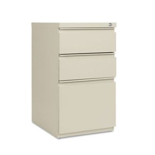 Alera 19.25 Three Drawer Mobile Pedestal File with Full Length Pull ALEPB532