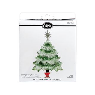 SIZZIX Bigz Die, Christmas Tree With Star and Stand