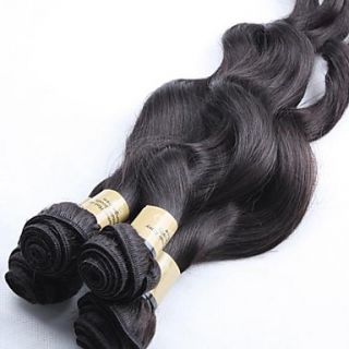 14 16 18 20 Color 1B Grade 4A Peruvian Virgin Loose Wave Curly Human Hair Extension