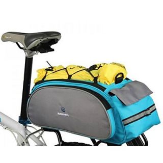 Cycling 600D Polyester Wearproof Shockproof Fashion Bicycle Shelf Bag Bike Back Seat Bag