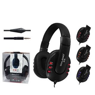 OVLENG X4 3.5MM Earphones Headset Headphone with Mic Super Stereo for Gaming/Computer/Phone