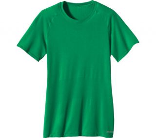 Womens Patagonia Short Sleeved Gamut Shirt   Brilliant Green Short Sleeve Shirt