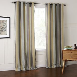 (One Pair) Modern Stylish Eco friendly Jacquard Curtain