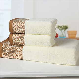 Siweidi Cotton Grilles Pattern Towel Set(Screen Color)